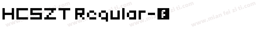 HCSZT Regular字体转换